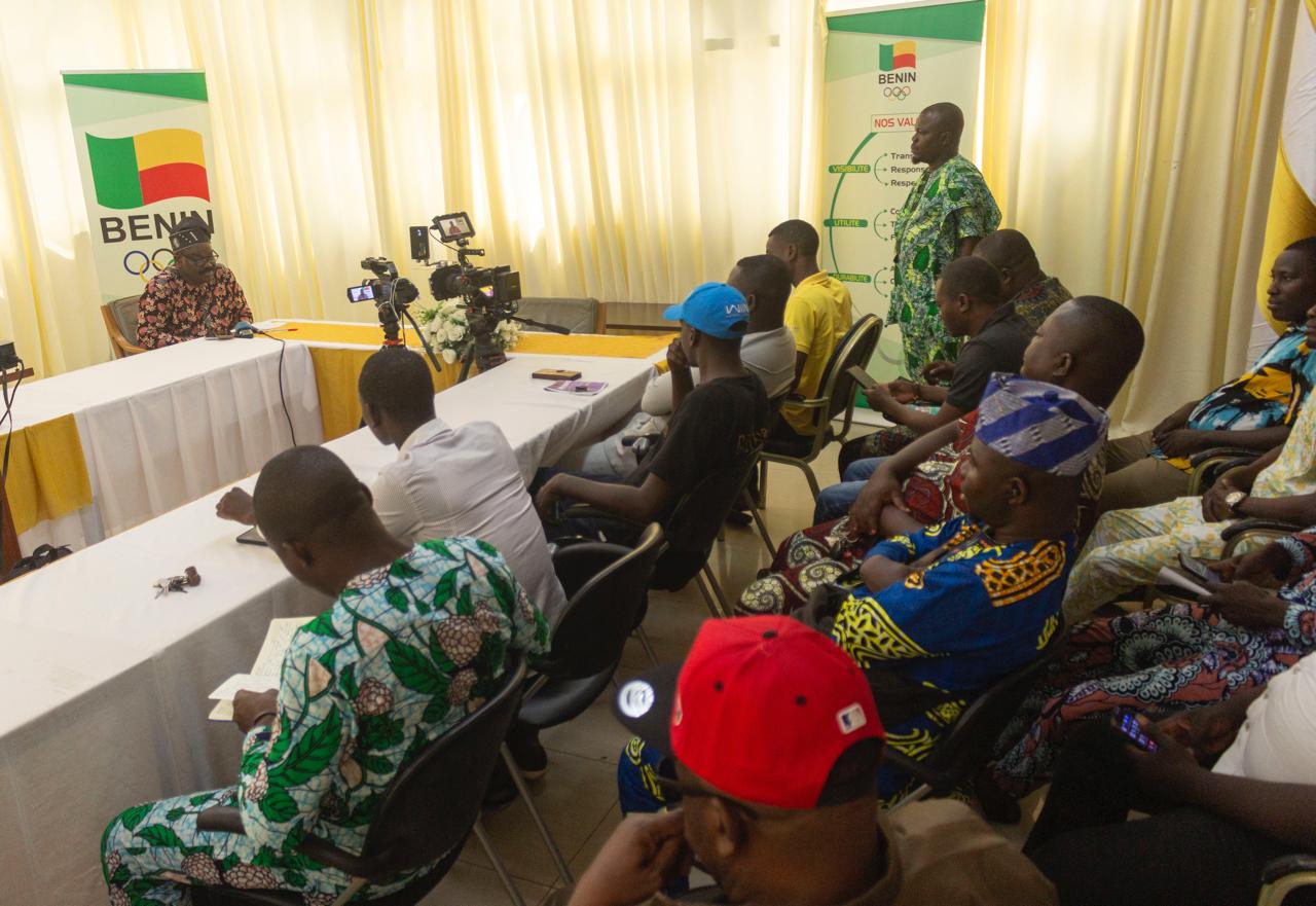1-5 Conférence de presse CNOS BEN: Jeux olympiques d’hiver 2026 et priorités du sport béninois